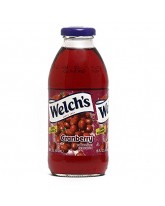 WELCH'S CRANBERRY JUICE  GLASS BOTTLE  16 OZ. - 12 CT.